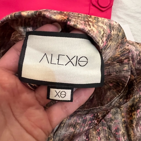 $498 ALEXIS INTEMIX EXCLUSIVE "CIANDRA" ABSTRACT PRINT BOHO SHIRT DRESS XS - Picture 7 of 8